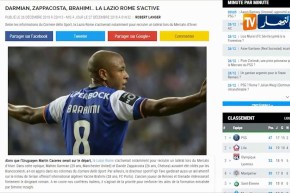 المدير الرياضي بنادي لازيو الإيطالي يواصل متابعة ياسين براهيمي