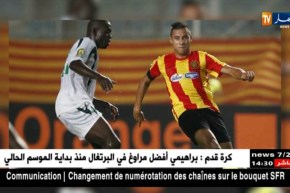 بلايلي يخوض أول حصة تدريبية مع الترجي و إدارة الفريق تؤكد تأهيله