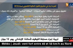 مالية: هذا أهم ما يحمله مشروع قانون المالية التكميلي لسنة 2018