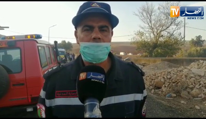 سيدي بلعباس: النقيب قادة وارت يكشف تفاصيل وفاة شخص في إنهيار أرضي