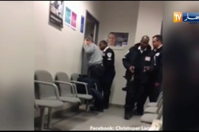 شرطي كندي يلطق النار على شاب داخل المحكمة