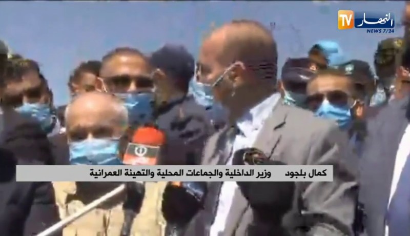 “وزير الداخلية بالوادي :”المياه الصالحة للشرب في المدن المجاورة للتسرب ما فيهاش مشكل