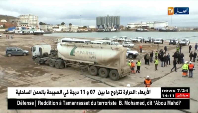 لافارج تنظّم رابع عملية تصدير منذ ديسمبر 2017