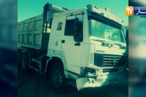 الوادي: شاحنة تدهس عربة وتقتل شخصين بالطريق الوطني رقم 48