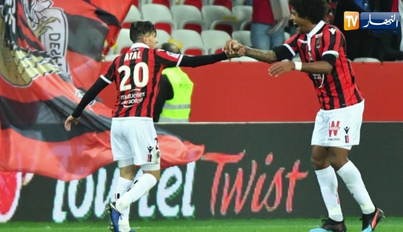 عطال يسجل ضد نيم ويقود فريقه نيس للفوز بثنائية