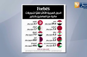 الجزائر تحتل المرتبة السابعة عربيا في التحويلات المالية للمغتربين