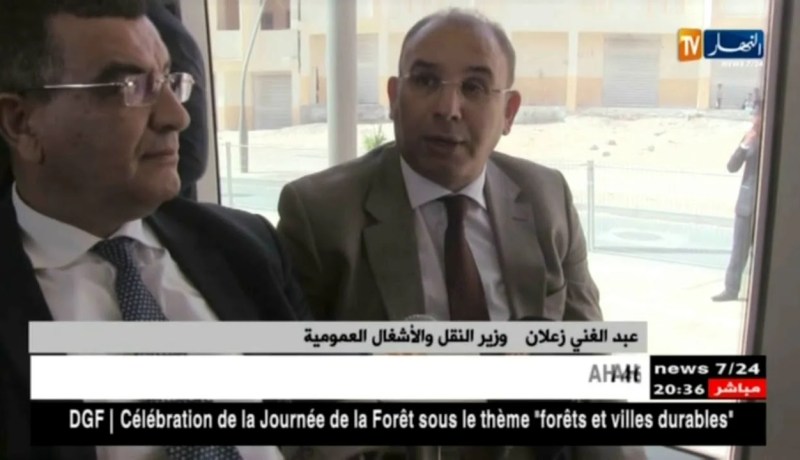 ورقلة: زعلان يعطي إشارة دخول ترامواي الولاية حيز الخدمة