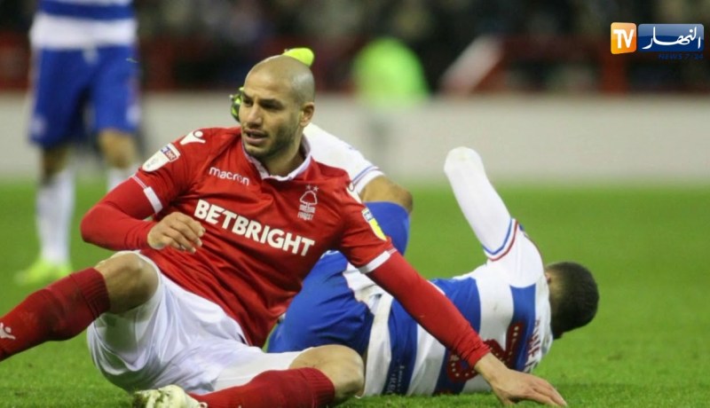 قديورة يسجل ويقود نادي نوتنغهام للفوز على ويغان