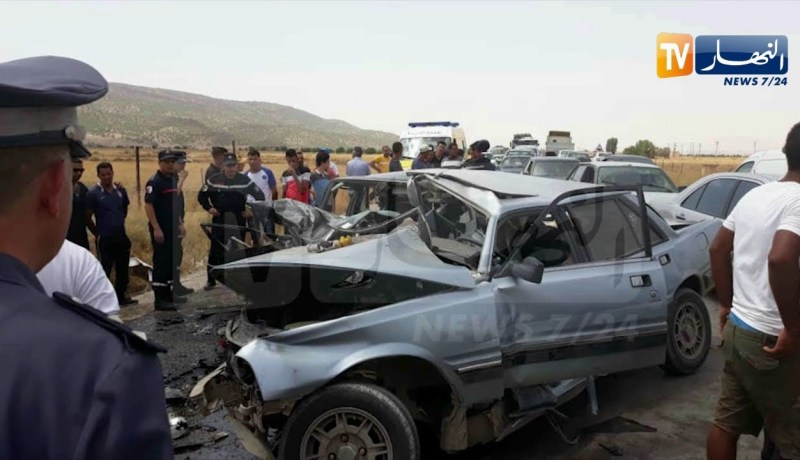 تبسة: 4 قتلى و 4 جرحى في حادثي مرور
