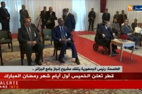 العاصمة: رئيس الجمهورية يتفقد مشروع إنجاز جامع الجزائر