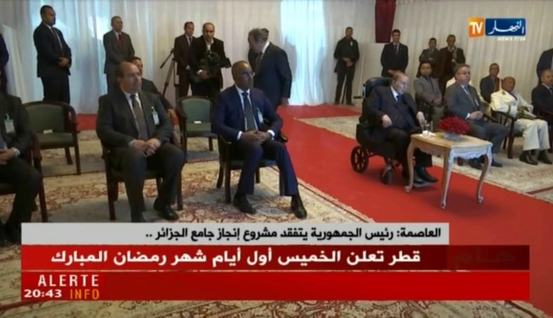 العاصمة: رئيس الجمهورية يتفقد مشروع إنجاز جامع الجزائر