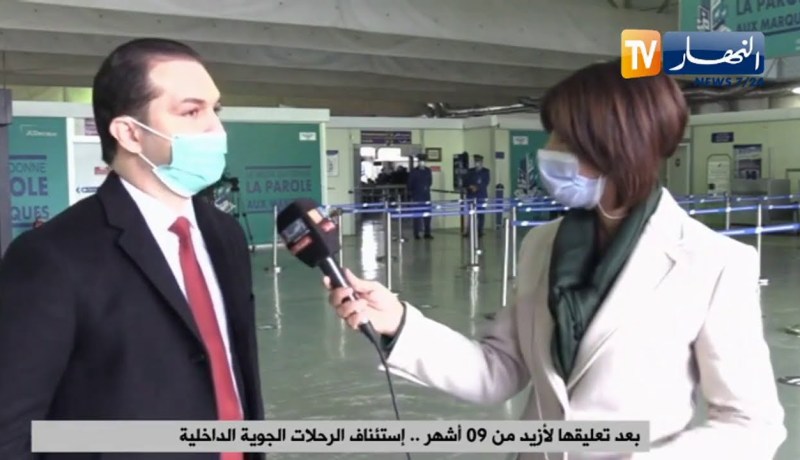 “مدير مطار وهران :” نطلب من المسافرين إحترام البروتوكول الصحي من أجل الحفاظ على صحتهم