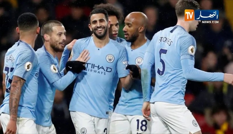 موقع مانشستر سيتي يختار محرز كعاشر أفضل لاعب في الفريق خلال مرحلة الذهاب