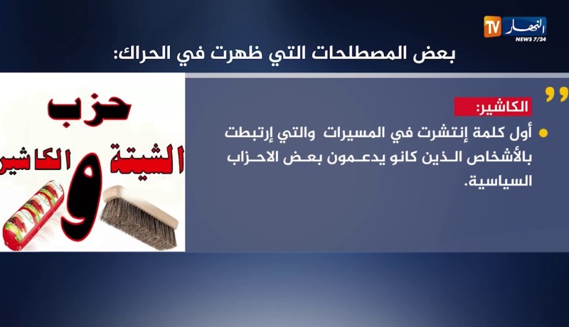 لغة المسيرات…مصطلحات جديدة تظهر مع الحراك