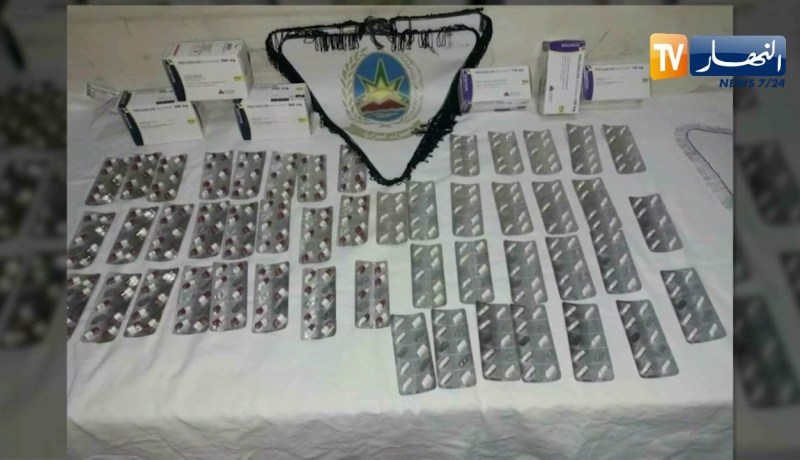 سطيف: حجز 336 كبسولة من الحبوب المهلوسة من نوع بريغابالين