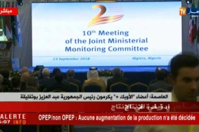 هكذا كان تكريم رئيس الجمهورية “عبد العزيز بوتفليقة “من طرف أعضاء “الأوبك +”