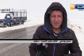 سطيف: الثلوج تتسبب في شل حركة المرور