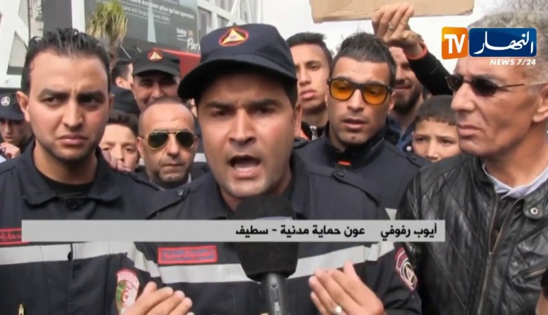 سطيف: خروج العشرات من أعوان الحماية المدنية مطالبين برحيل المدير الولائي