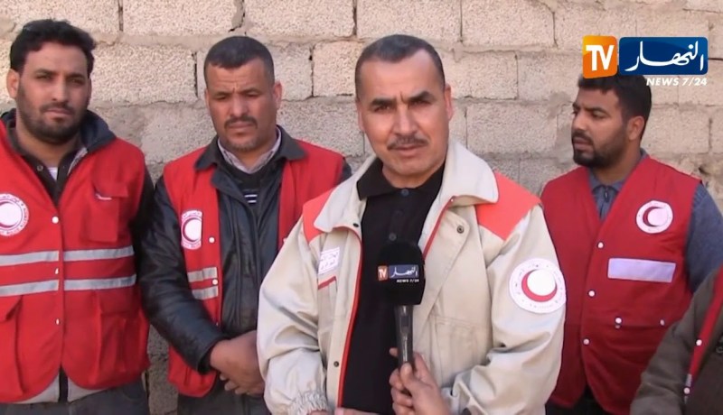 الأغواط/ هبة تضامنية لمساعدة عائلة إحترق منزلها بقصر البزائم