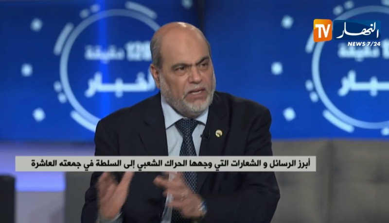أبو جرة سلطاني : ” الجيش ماراهش يتدخّل في عمل القضاء..راه يدعوه للإسراع فقط !! “