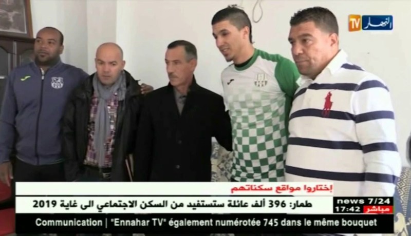 سريع غليزان يقدم مهاجمه الجديد عبد السلام موسي