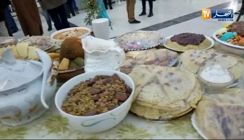 هكذ احتفل سكان غليزان برأس السنة الأمازيغية “يناير” بعرض العديد من الأطباق والمأكولات التقليدية