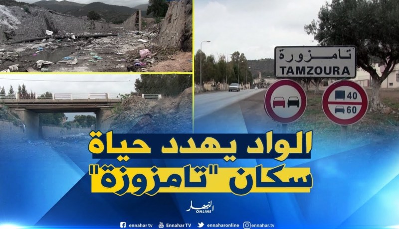 عين تيموشنت: أخطار تتربص بسكان  “تامزوزة” بسبب الوادي