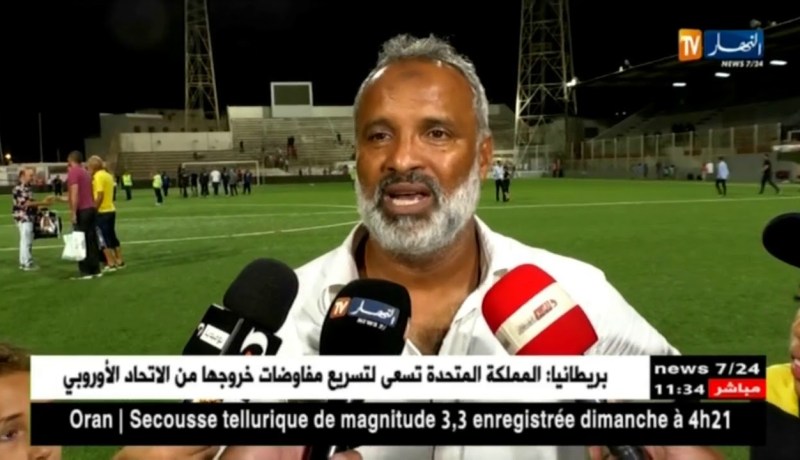 شباب بلوزداد يفرض التعادل على نادي بارادو بحضور جمال بلماضي