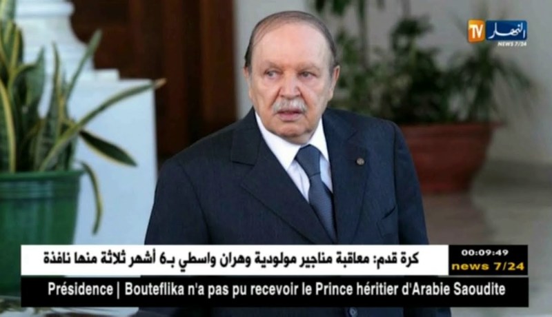 رئاسة: الرئيس بوتفليقة يعتذر عن إستقبال بن سلمان بسبب إصابته بأنفلونزا حادة