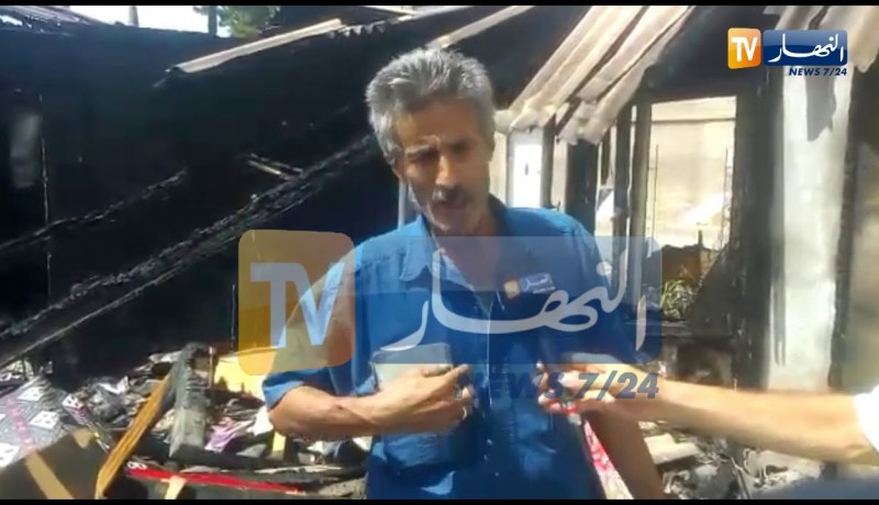 احتراق أربعة منازل بقرية العابد جنوب تلمسان يخلف خسائر مادية كبيرة