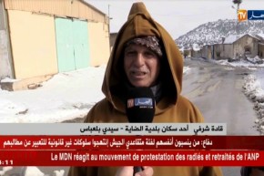 سيدي بلعباس/ جبال الضاية تكتسي الحلة البيضاء بعد تساقط معتبر للثلوج