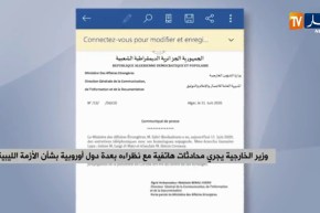 وزير الخارجية يجري محادثات هاتفية مع نظراءه بعدة دول أوروبية بشأن الأزمة الليبية