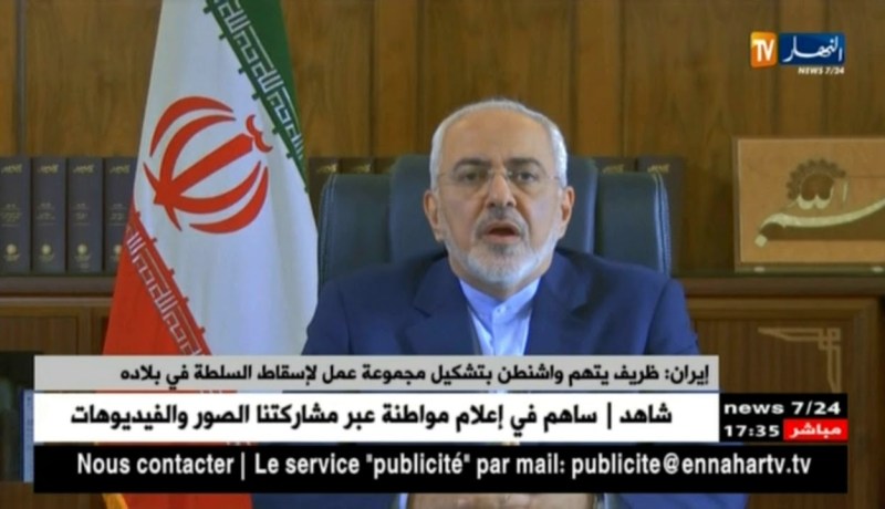 إيران: ظريف يتهم واشنطن بتشكيل مجموعة عمل لإسقاط السلطة في بلاده