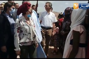 هكذا إستُقبلت وزيرة الثقافة والفنون في قرية ترهنانت بتمنراست