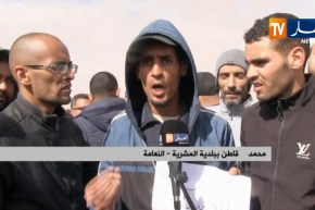 النعامة : سكان المشرية يغلقون الطريق الوطني رقم 06 بسبب عدم الإفراج عن قائمة السكن