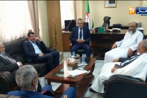 وزير الإتصال الناطق الرسمي للحكومة يستقبل كلا من قسوم ولباطشة