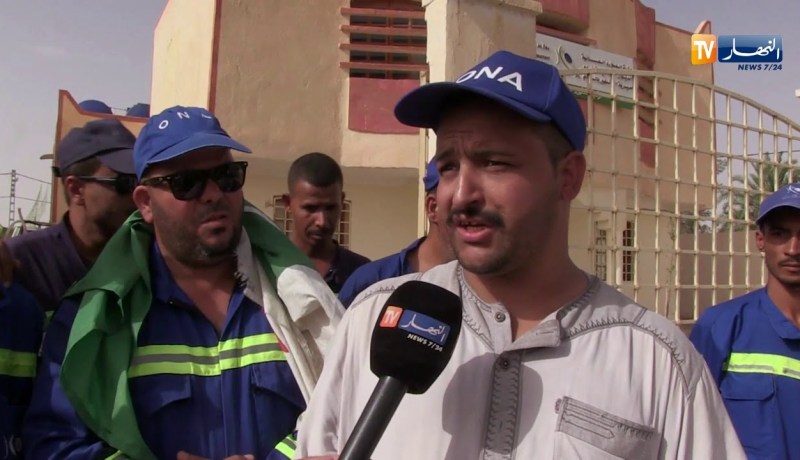 الوادي/ عمال ديوان التطهير بدائرتي الرقيبة وقمار يحتجون للمطالبة بتحسين ظروفهم