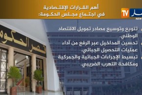 أهم القرارات الإقتصادية في إجتماع مجلس الحكومة