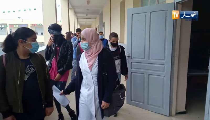 متوسطة علي عليان بئر توتة: دخول مدرسي وسط بروتكول صحي صارم