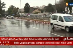 تنبيه للأرصاد الجوية يحذر من تساقط أمطار غزيرة على الولايات الشمالية