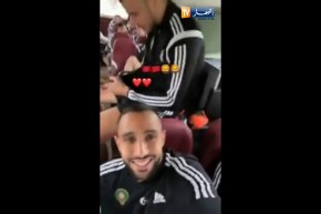 لاعبو المنتخب المغربي يرقصون على أنغام أغنية جزائرية!!