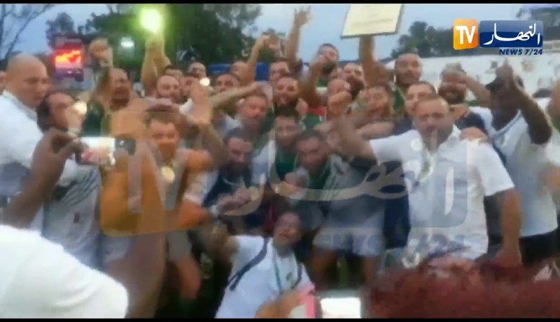 أجواء تتويج المنتخب الوطني للرغبي باللقب الإفريقي