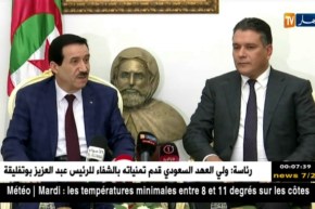 سياسة: معاذ بوشارب يستقبل عمار غول بمقر الأحرار الستة