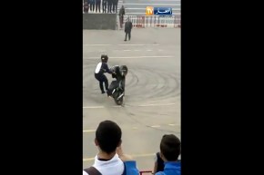 استعراض خاص بالدرجات النارية في سطيف