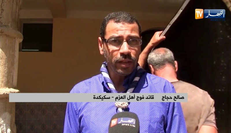 سكيكدة/ الشروع في تنظيف بيوت الرحمان بمبادرة من عناصر الفوج الكشفي أهل العزم