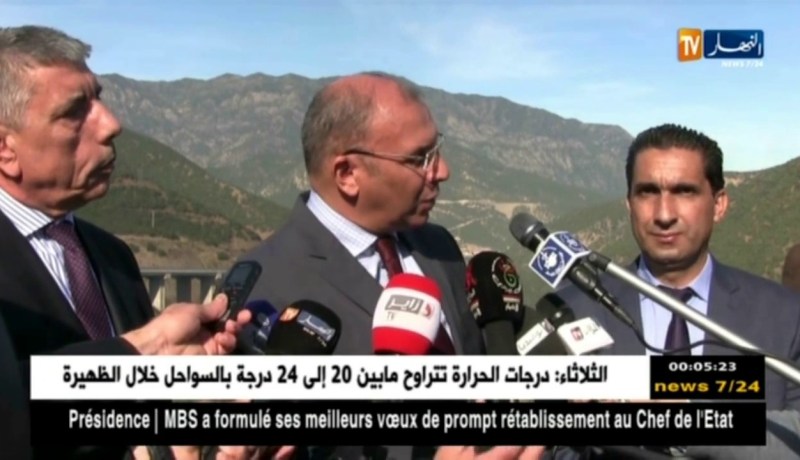 المدية: وزير النقل عبد الغني زعلان في زيارة عمل وتفقد