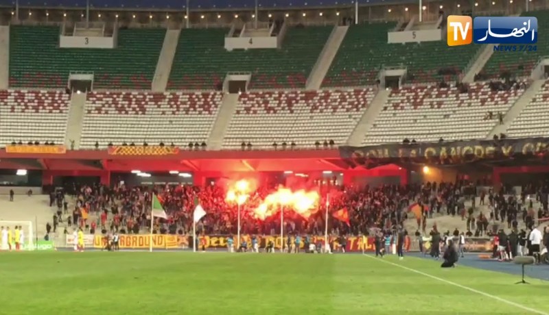 أجواء رائعة يصنعها أنصار النصرية في الداربي العاصمي