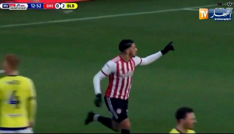 بن رحمة يواصل تألقه ويسجل في فوز فريقه برينتفورد