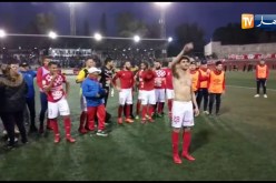 فرحة لاعبي شباب بلوزداد بالتأهل في كأس الكاف