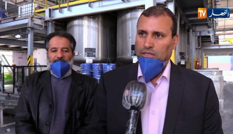 المؤسسة العمومية للدهن تنتج محلولا معقما للمساحات وتوزعه على المستشفيات